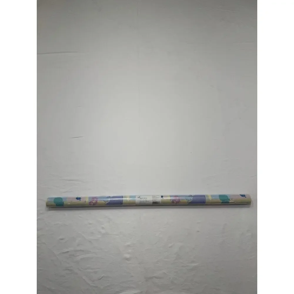 VINTAGE Hallmark Kids Baby Shower‎ Wrapping Paper NEW ROLL 20 SQ FT